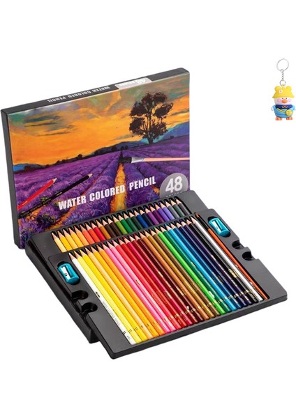 Kalem 48 Renkli Fırça El Çizimi Eskiz Resim Suda Çözünür Renkli Kalem (Yurt Dışından)