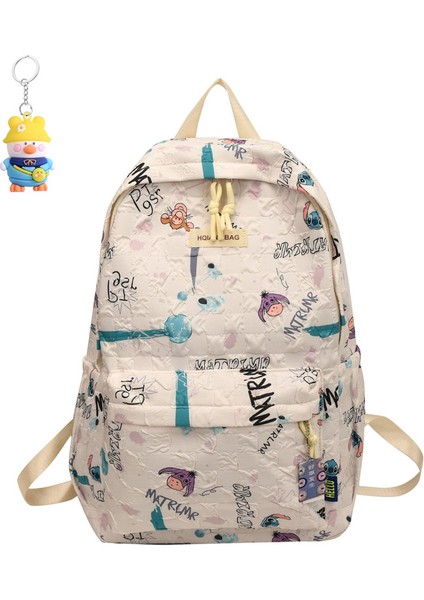 Sevimli Kız Moda Sırt Çantası Üniversite Öğrencisi Okul Çantası Hafif Anne Sırt Çantası Küçük Okul Çantası Kadın (Yurt Dışından)
