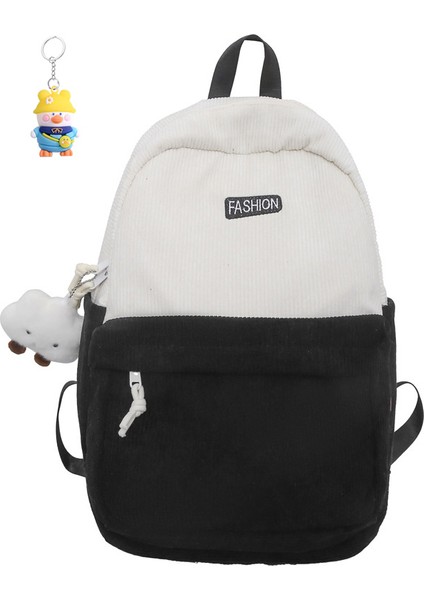 Basit ve Çok Yönlü Sırt Çantası, Büyük Kapasiteli Lise Okul Çantası, Kadın Seyahat Sırt Çantası (Yurt Dışından)