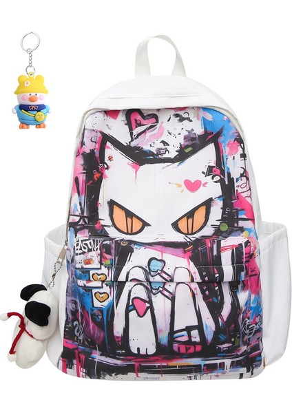 Sırt Çantası Kadın Gündelik Çok Yönlü Açık Sırt Çantası Büyük Kapasiteli Üniversite (Yurt Dışından)