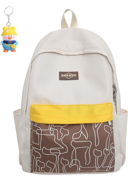 Büyük Kapasiteli Grafiti Sırt Çantası, Moda ve Çok Yönlü Ortaokul ve Lise Öğrencileri Okul Çantası, Açık Hava Seyahat Sırt (Yurt Dışından)