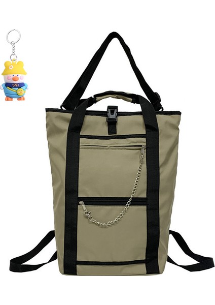 Erkek Okul Çantası Büyük Kapasiteli Moda Basit Kadın Üniversite Öğrencisi Lise Öğrencisi Sırt Çantası Ortaokul (Yurt Dışından)