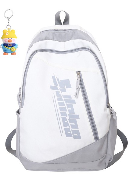 Okul Çantası Kız Öğrenci Büyük Kapasiteli Sırt Çantası Üniversite Öğrencisi Çift (Yurt Dışından)