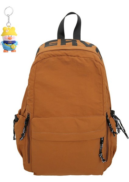 Basit Rahat Sırt Çantası Erkek ve Kız Öğrenci Okul Çantası Açık Hava Spor Seyahat Saklama Çantası (Yurt Dışından)