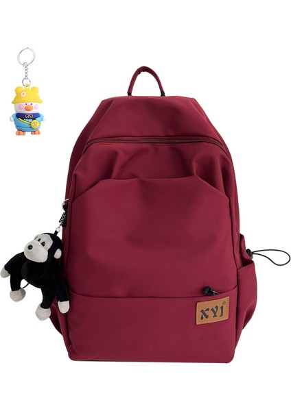 Sırt Çantası Moda Ortaokul Öğrencileri Lise Üniversite Öğrencileri Okul Çantası Erkek ve Kadın Rahat Büyük (Yurt Dışından)