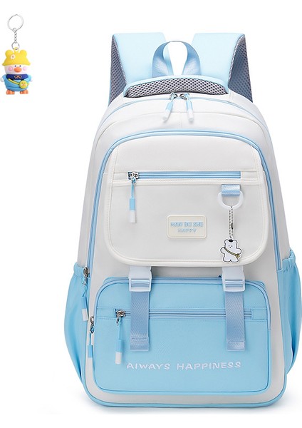 Okul Çantası Kadın Büyük Kapasiteli Öğrenci Sırt Çantası Kadın Çantası Basit Moda Gündelik Sırt (Yurt Dışından)