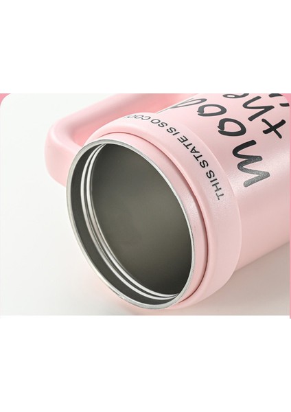 Big Mac Ice Tyrant Bardak Büyük Kapasiteli 304 Paslanmaz Çelik Termos Bardak Saplı Soğuk Yalıtımlı Pipetli Bardak (Yurt Dışından) fırsatları