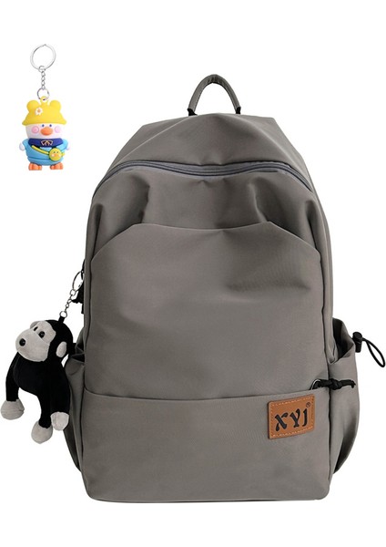 Sırt Çantası Moda Ortaokul Öğrencileri Lise Üniversite Öğrencileri Okul Çantası Erkek ve Kadın Rahat Büyük (Yurt Dışından)