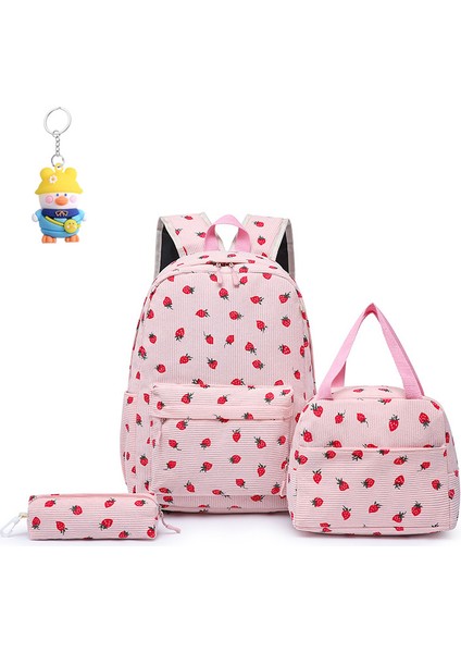 Sırt Çantası, Ortaokul, Lise, Üniversite Öğrenci Okul Çantası, Büyük Kapasiteli Üç Parçalı Seyahat Çok (Yurt Dışından)