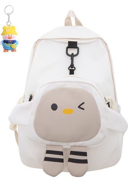 Karikatür Hafif ve Sevimli Okul Çantası Kadın Çok Yönlü Ilkokul ve Ortaokul Öğrencileri Sırt Çantası Çıkarılabilir Omuz Çapraz Çanta (Yurt Dışından)