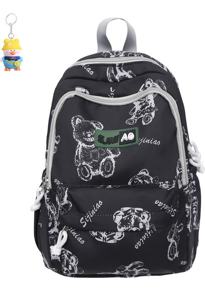 Okul Çantası Kadın Büyük Kapasiteli Yük Azaltma Sırt Çantası Moda Bilgisayar Çantası Basit Lise Üniversite Öğrencisi (Yurt Dışından)