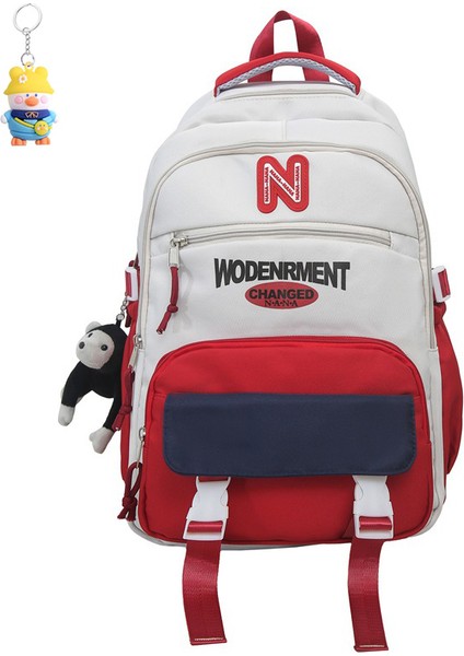 Büyük Kapasiteli Okul Çantası, Lise Öğrencileri ve Üniversite Öğrencileri Sırt Çantası, Moda Bilgisayar (Yurt Dışından)