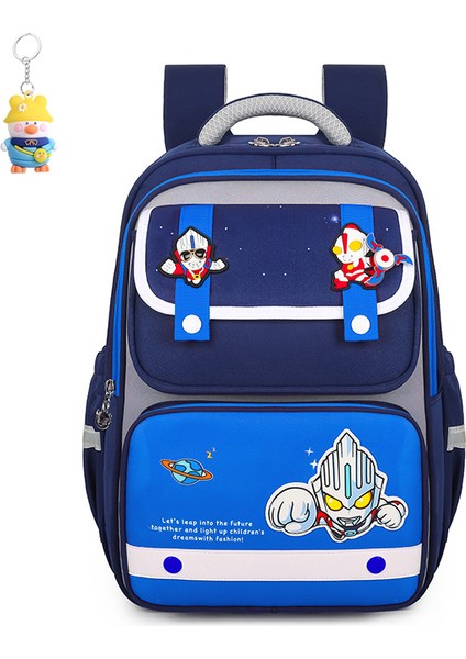 Ultraman Okul Çantası Ilkokul Kızları Birinci Ila Üçüncü Sınıf Omurga Koruması ve Yük Azaltma Kız Sırt Çantası Çocuk Sırt Çantası (Yurt Dışından)