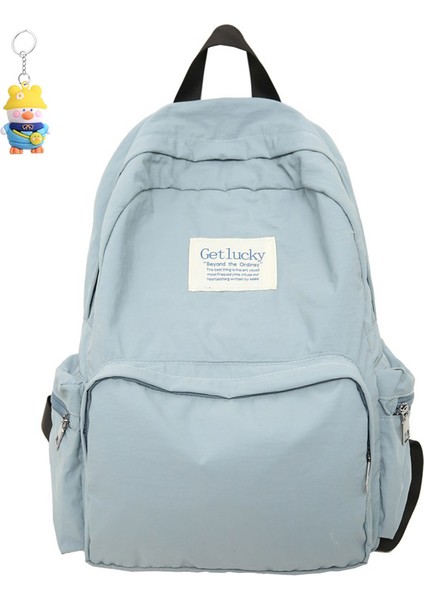 Okul Çantası Kız Üniversite Öğrencisi Moda Basit Seyahat Sırt Çantası Kız Lise Spor Sırt (Yurt Dışından)