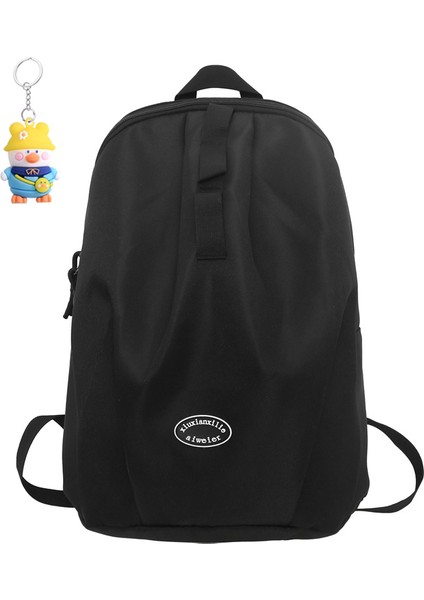 Erkek ve Kadın Sırt Çantası, Sırt Çantası, Basit ve Çok Yönlü, Büyük Kapasiteli Ortaokul ve Lise Öğrencileri (Yurt Dışından)