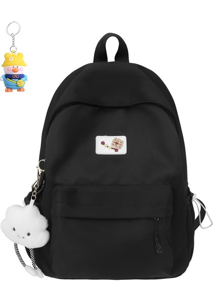 Büyük Kapasiteli Ilkokul Öğrencisi Sırt Çantası, Basit ve Moda Ortaokul ve Lise Öğrencisi Okul Çantası, Rahat ve Çok Yönlü (Yurt Dışından)