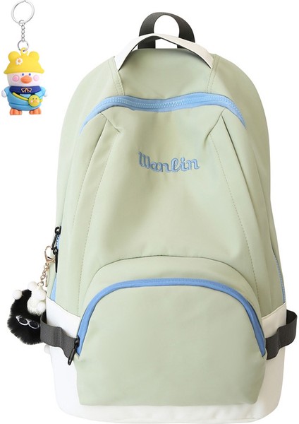 Gündelik Sırt Çantası Büyük Kapasiteli Banliyö Sırt Çantası Moda ve Çok Yönlü Naylon Öğrenci Okul (Yurt Dışından)