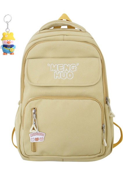 Sırt Çantası Kadın Ortaokul ve Lise Üniversite Çantası Çift Rahat Sırt Çantası (Yurt Dışından)