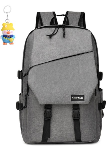 Iş Erkek Bilgisayar Sırt Çantası Moda Basit Öğrenci Okul Çantası Ortaokul ve Lise Kampüs Sırt Çantası Seyahat Çantası (Yurt Dışından)