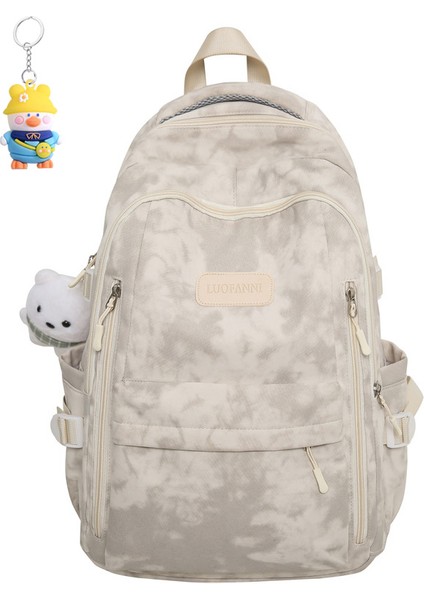 Gündelik ve Çok Yönlü Hafif Öğrenci Okul Çantası Seyahat Sırt Çantası Ortaokul ve Lise Kore Tarzı Kampüs Sırt Çantası (Yurt Dışından)