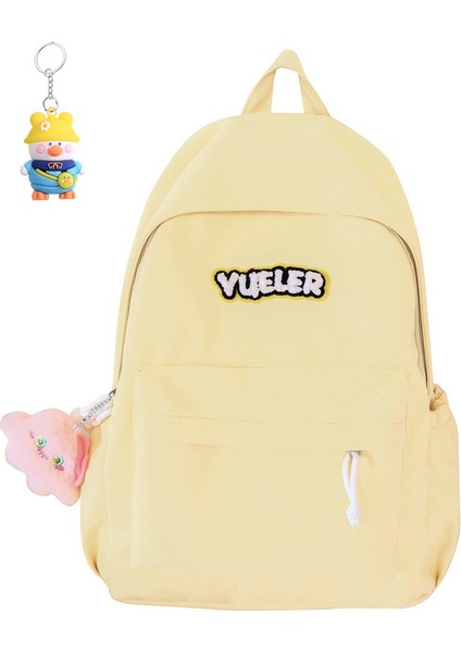 Kadın Sırt Çantası Büyük Kapasiteli Basit ve Çok Yönlü Seyahat Sırt Çantası Ortaokul Öğrencileri Lise Öğrencileri (Yurt Dışından)