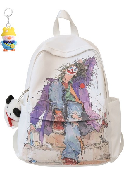 Sırt Çantası Kadın Gündelik Çok Yönlü Karikatür Anime Çantası Sırt Çantası Ortaokul Lisesi Üniversite (Yurt Dışından)