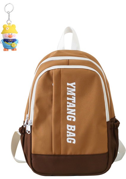 Büyük Kapasiteli Ortaokul ve Lise Okul Çantası, Kız Ilkokul Öğrencisi Sırt Çantası, Basit Rahat Seyahat (Yurt Dışından)