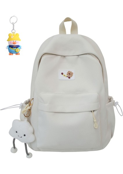 Büyük Kapasiteli Ilkokul Öğrencisi Sırt Çantası, Basit ve Moda Ortaokul ve Lise Öğrencisi Okul Çantası, Rahat ve Çok Yönlü (Yurt Dışından)