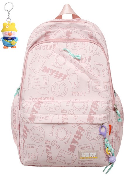 Sırt Çantası Kadın Seyahat Sırt Çantası Büyük Kapasiteli Ortaokul Üniversite (Yurt Dışından)