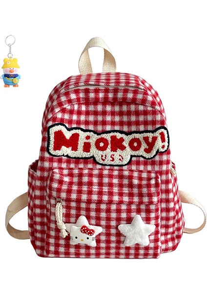 Sırt Çantası Sevimli Sırt Çantası Moda Büyük Kapasiteli Öğrenci Okul (Yurt Dışından)