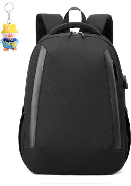 Gündelik Basit Sırt Çantası Öğrenci Okul Çantası Büyük Kapasiteli Çok Fonksiyonlu Seyahat Bilgisayar (Yurt Dışından)