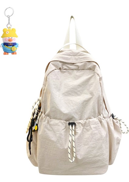 Basit ve Moda Ipli Sırt Çantası Ortaokul ve Lise Büyük Kapasiteli Rahat Seyahat Sırt Çantası Üniversite Öğrencisi Spor Okul (Yurt Dışından)