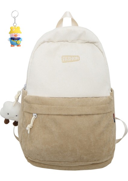 Basit ve Çok Yönlü Sırt Çantası, Büyük Kapasiteli Lise Okul Çantası, Kadın Seyahat Sırt Çantası (Yurt Dışından)