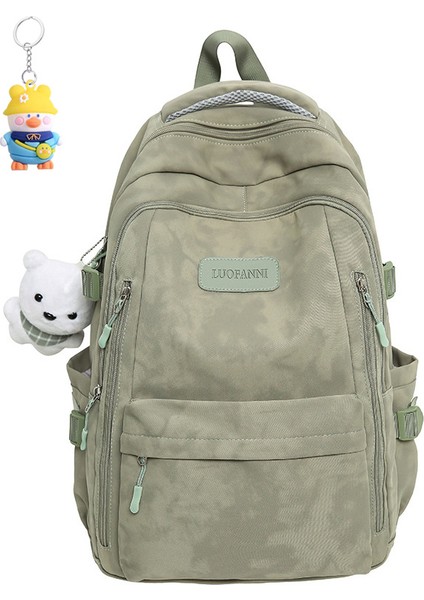 Gündelik ve Çok Yönlü Hafif Öğrenci Okul Çantası Seyahat Sırt Çantası Ortaokul ve Lise Kore Tarzı Kampüs Sırt Çantası (Yurt Dışından)