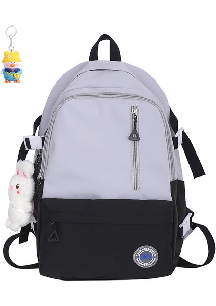 Okul Çantası Kız Lise Öğrencisi Basit Sırt Çantası Ortaokul Öğrencisi Büyük Kapasiteli Sırt Çantası (Yurt Dışından)