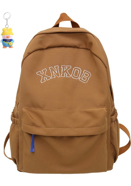 Okul Çantası, Üniversite Öğrencisi Sırt Çantası, Basit Büyük Kapasiteli Erkek ve (Yurt Dışından)