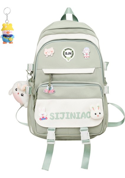 Okul Çantası Kız Ortaokul Öğrencisi Büyük Kapasiteli Lise Öğrencisi Sırt Çantası Üniversite (Yurt Dışından)