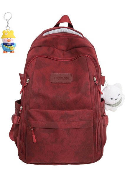 Gündelik ve Çok Yönlü Hafif Öğrenci Okul Çantası Seyahat Sırt Çantası Ortaokul ve Lise Kore Tarzı Kampüs Sırt Çantası (Yurt Dışından)