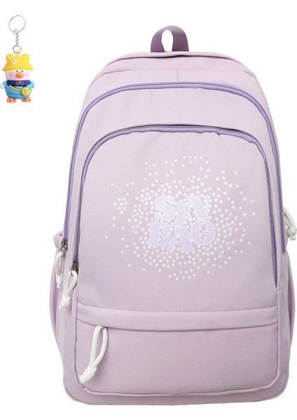 Gündelik Basit Sırt Çantası, Çok Yönlü Büyük Kapasiteli Sırt Çantası, Lise Öğrencileri Için Okul (Yurt Dışından)