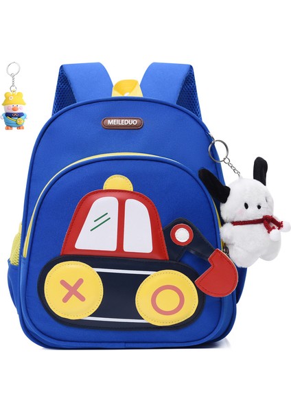 Çocuk Sırt Çantası Anaokulu Büyük ve Küçük Sınıf Ekskavatör Okul Çantası Karikatür Sevimli Sırt Çantası (Yurt Dışından)