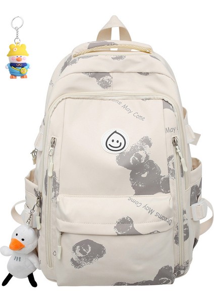 Sırt Çantası Basit Öğrenci Kız Sırt Çantası Büyük Kapasiteli Okul (Yurt Dışından)