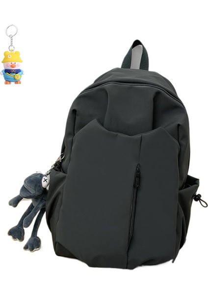 Okul Çantası Rahat Basit Büyük Kapasiteli Sırt Çantası Erkek Üniversite Öğrencisi Seyahat (Yurt Dışından)
