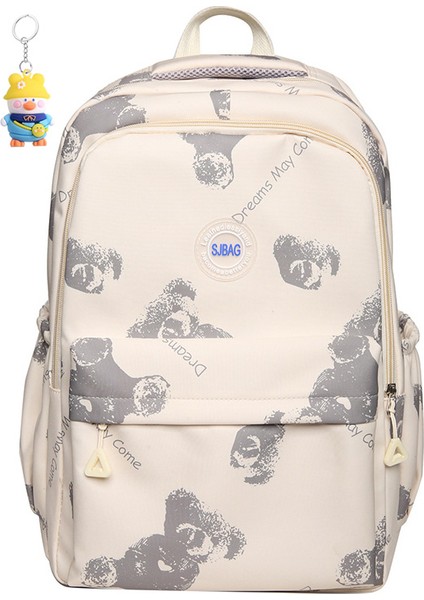 Okul Çantası Kız Ortaokul Öğrencisi Çantası Sırt Çantası Büyük Kapasiteli Öğrenci Işe Gidip Gelme Sırt Çantası (Yurt Dışından)