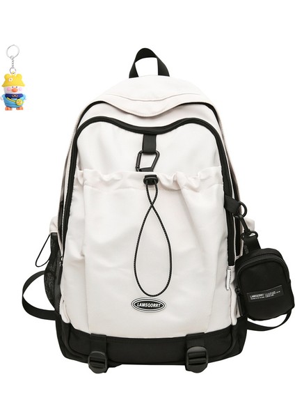 Okul Çantası Kadın Üniversite Öğrencisi Sırt Çantası Erkek ve Kadın Sırt Çantası Büyük Kapasiteli Okul Çantası (Yurt Dışından)