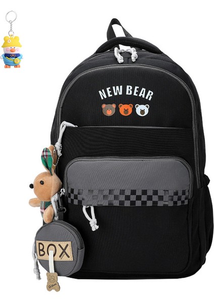 Okul Çantası Kadın Sırt Çantası Ortaokul Lise Öğrencisi Sırt Çantası Kadın Büyük Kapasiteli Öğrenci (Yurt Dışından)