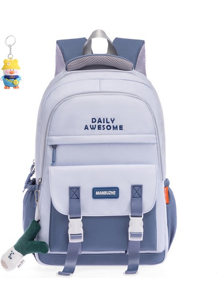 Sırt Çantası Seyahat Basit Sırt Çantası Ortaokul Öğrencileri Büyük Kapasiteli (Yurt Dışından)