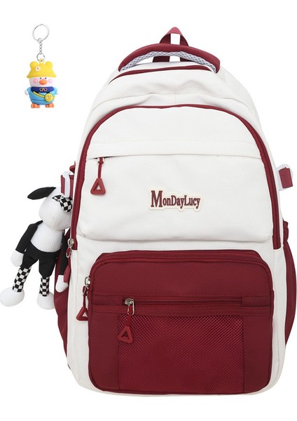 Sırt Çantası Sırt Çantası Ortaokul ve Lise Öğrencileri Okul Çantası Büyük Kapasiteli (Yurt Dışından)