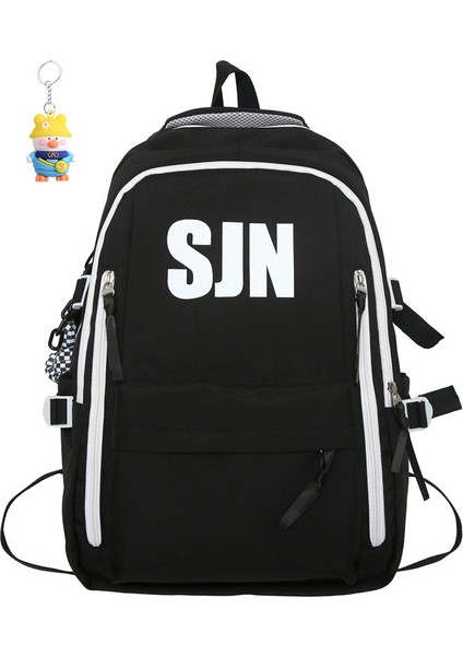 Sırt Çantası Erkek Moda Lise Öğrencisi Okul Çantası Kadın Büyük Kapasiteli Bilgisayar Sırt Çantası Gündelik Seyahat (Yurt Dışından)