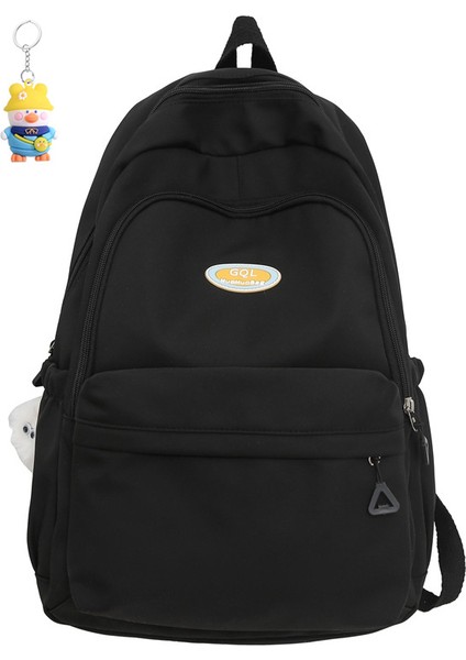 Okul Çantası Kadın Basit Sırt Çantası Ortaokul ve Lise Üniversite Öğrencileri Büyük Kapasiteli (Yurt Dışından)