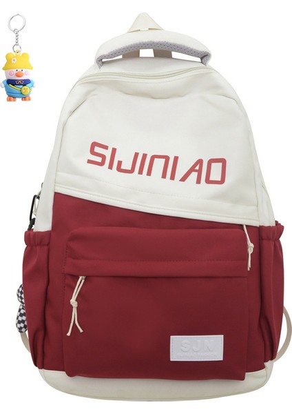 Erkek ve Kız Çocuk Sırt Çantası, Büyük Kapasiteli Basit Ortaokul Öğrencisi Okul (Yurt Dışından)